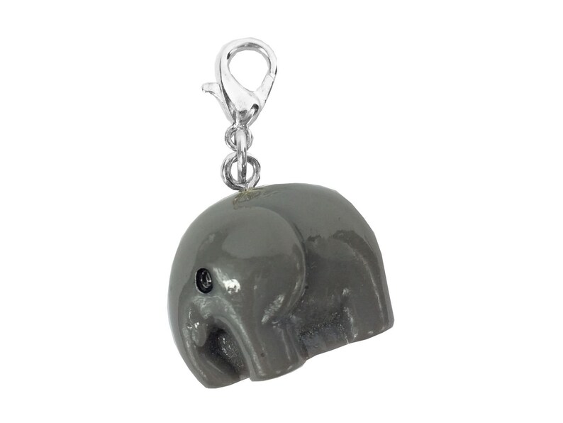 Elephant Charm Pendant Zipper Pull Bracelet Wristlet Africa Mini Elephant Charm Pendant Zipper Pull Bracelet Wristlet Africa Mini