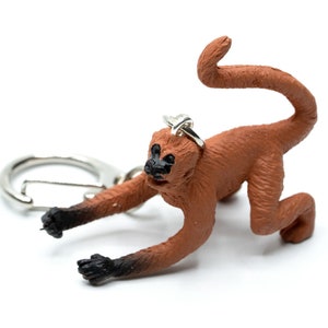 Spider Monkey Miniblings  Pendant Monkey Primate Black Hands
