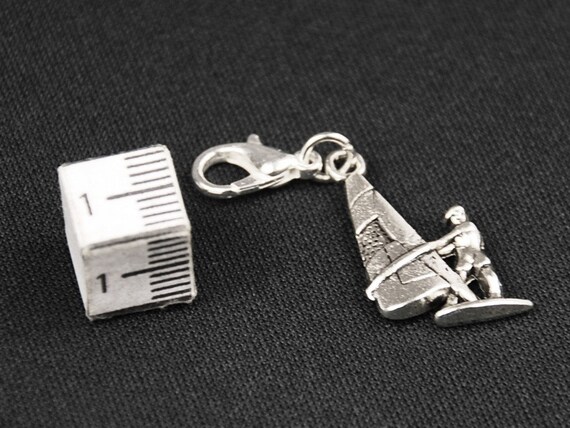 Miniblings Orecchini A Goccia Con Tavola Da Surf E Windsurf – Argento Placcato, Fatto A Mano A Berlino - 2