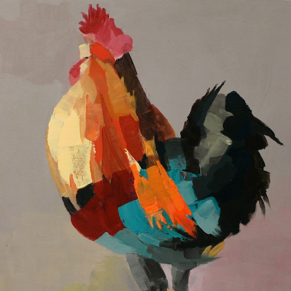 Wild Rooster 1 - PRINT of Original