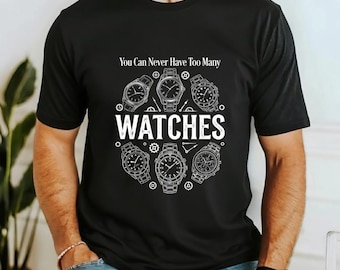 Man kann nie zu viele Uhren haben PNG: Uhrenliebhaber Sammlung Grafiken (Digitaler Download)