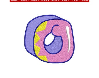 Archivos de diseño de bordado con la inicial O de bebé, 3 bastidores, estilo aplique, letra infantil, descarga instantánea
