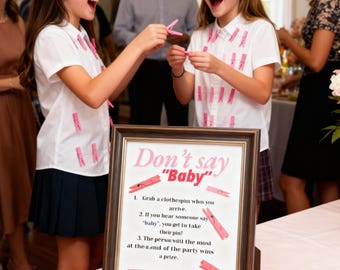 All-You-Need Baby Shower Games - PINK  | All in one Baby Shower | Simple Baby Shower Game Bundle | Girl Baby Shower Games | 2026 Best