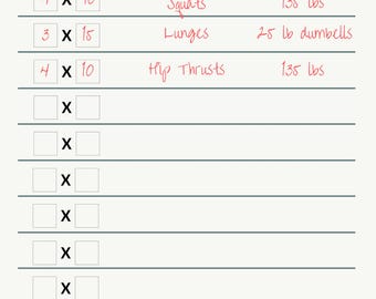 BEST 2026 Printable Fitness Planner Bundle | Workout Tracker, Meal Planner, Progress Tracker | Workout Log | Health & Fitness 2026 Gym Goals
