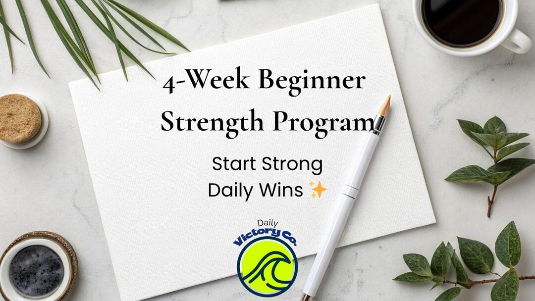 4-week Beginner Strength Program | Printable Workout Plan for Women ...