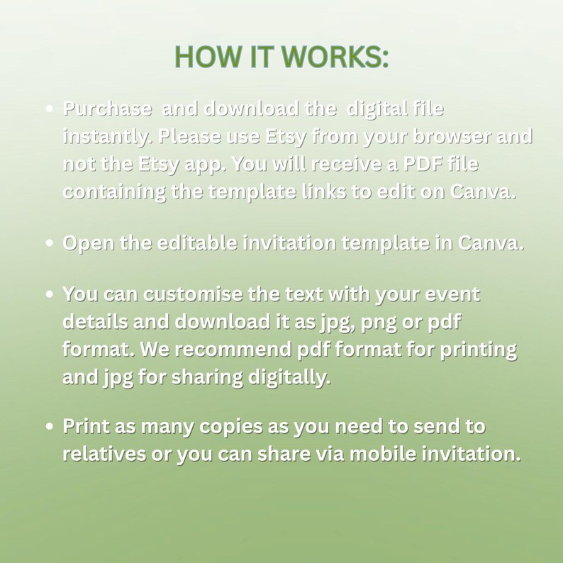 Editable Eid Party Invitation | Canva Dinner / Lunch Template image 5