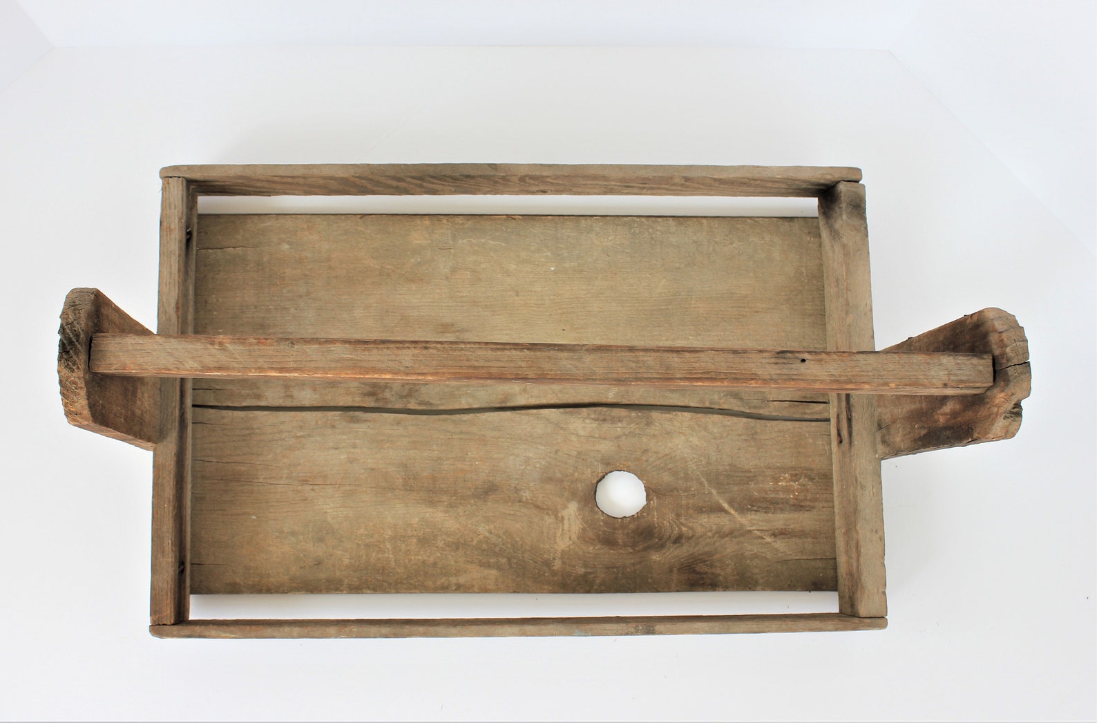 Primitive Berry Basket Tote Antique Wood Tote Wood Carry Etsy