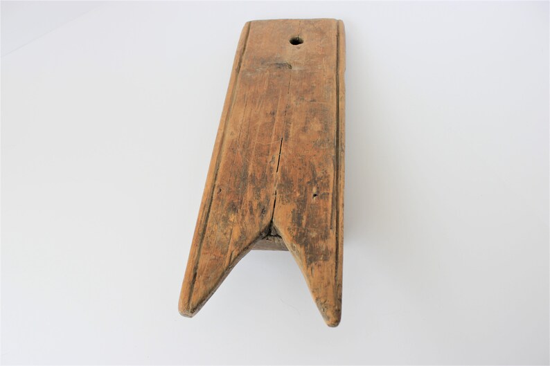 Antique boot jack Primitive shoe remover Primitive decor Etsy
