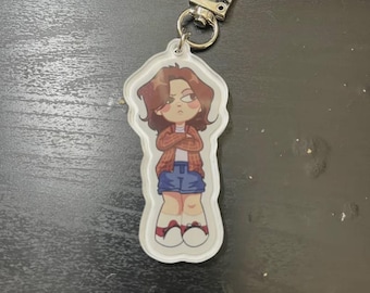 Yellowjackets Character Keychain - Clear Acrylic Charm