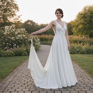 Alça de pulso com pérolas e strass | Alternativa para prender a cauda do vestido de noiva marfim e para usar com anquinha de noiva