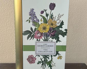 The Secret Garden Organic Tea 80 Tea Bags Christmas Gift Set Book Shape 07/26