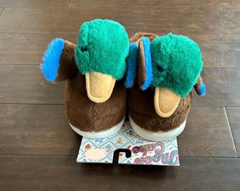 New Moon Cake Womens Faux Fur Memory Foam Slippers Bunny Easter Duck