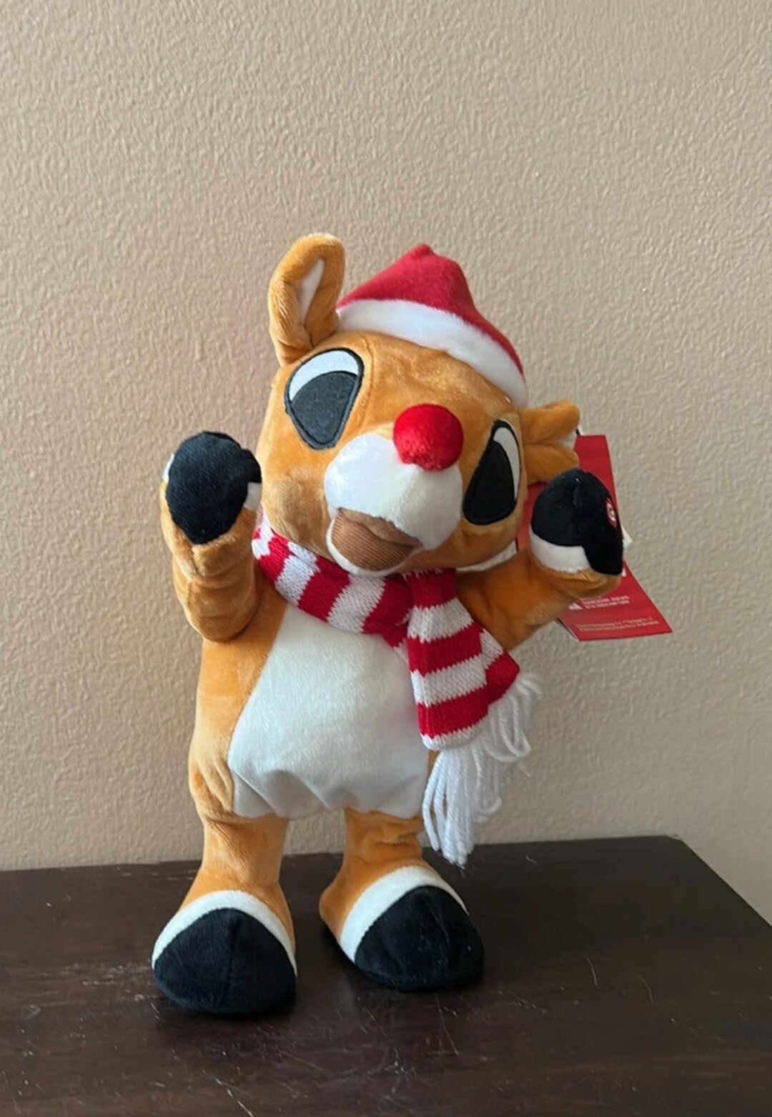 New Animated Rudolf Christmas Gemmy Singing Rudolf the Red Nose ...
