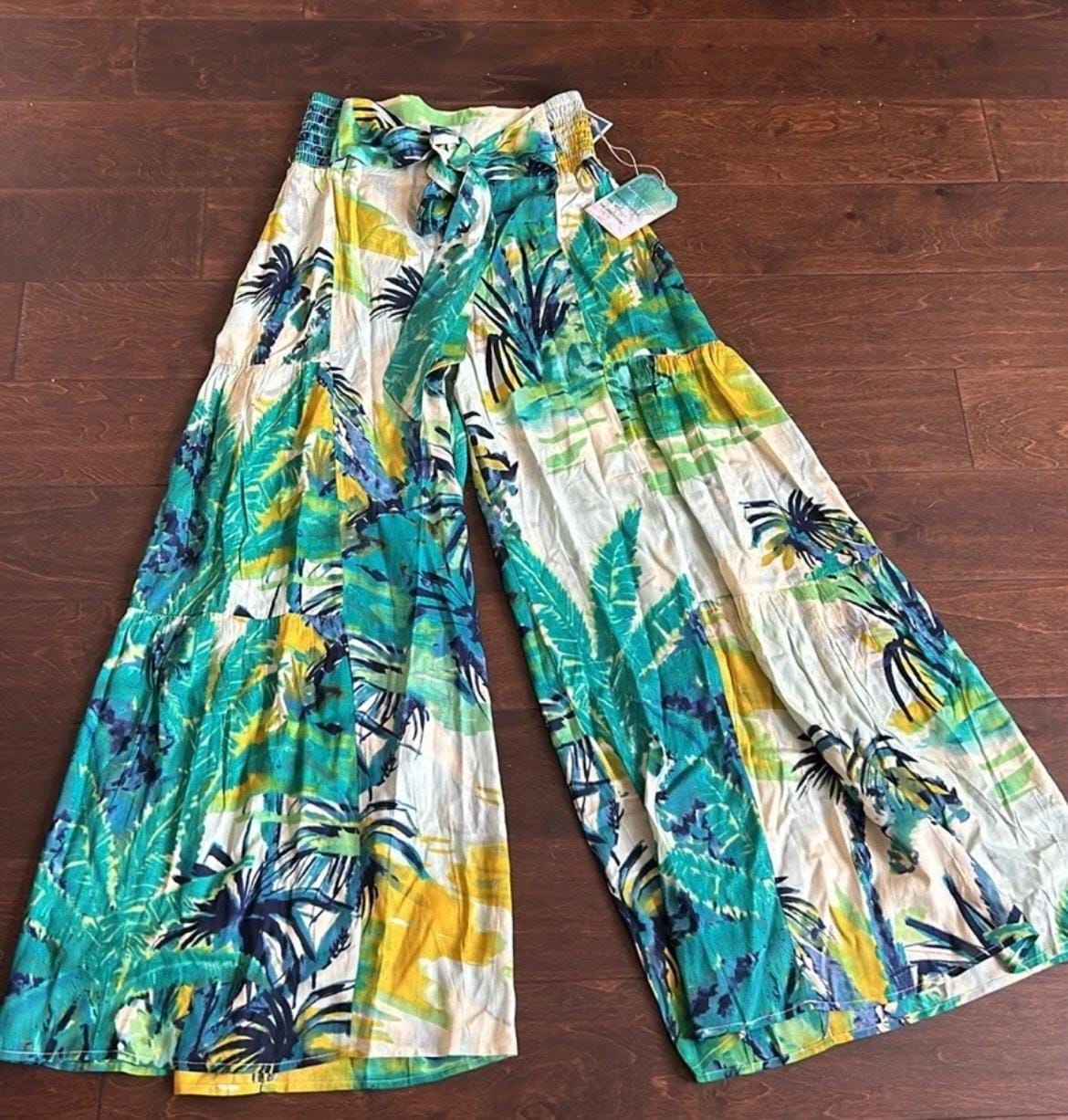 palm beach dress pants Floral Print Long Maxi Kaftan Dress in Black  Looking Glam