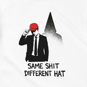 Anti Trump Shirt Same Shit Different Hat Tee Protest Graphic Top Smash Racism Apparel Banksy Style Art Resist Movement Punk Rock