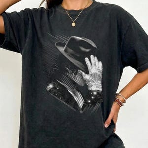 Michael Jackson Fedora Glove Shirt | Comfort Colors 80s Tee