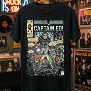 【Pinehouse様】キャプテンEO Tシャツ Sサイズ ブラック Captain eo shirt - Etsy 日本