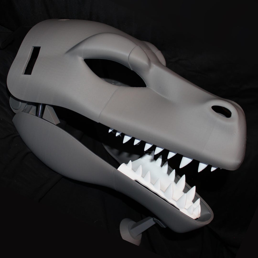 3D Printed Toony Raptor Fursuit Head Base Kit (MADE TO ORDER) - Etsy Canada