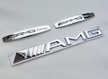 AMG Emblems for Trunk and Sides, Chrome Color, Accessories with Sticker for Tuning Cars product logo