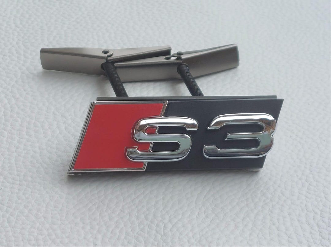 VW Emblema S3 para Rejilla De Radiador, Emblema De EdicioN Exclusiva En Negro