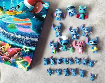 Stitch Advent Calendar 2025 | 24 Surprise Mini Stitch Figures 3D | StitchChristmas Countdown Gift