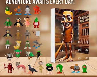 Italian Brainrot Meme Figures Advent Calendar | 24 Viral Toy Surprises