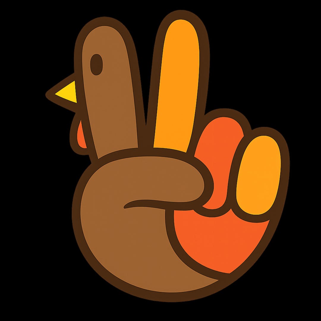 Turkey Hand Sign Peace Sign Turkey Hand PNG – Thanksgiving Hippie Digital Design ...