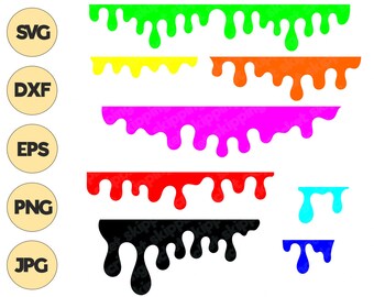 Paint Splat Clipart Etsy