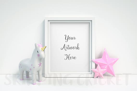 Unicorn Frame Mockup 8 X 10 Mockup Nursery Frame Unicorn Frame Mockup 8 X 10 Mockup Nursery Frame