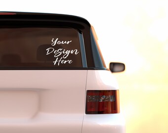 Download Car Decal Mockup Etsy