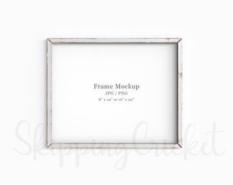 8x 10 Minimalist Frame Mockup Simple Frame Mockup Styled Etsy