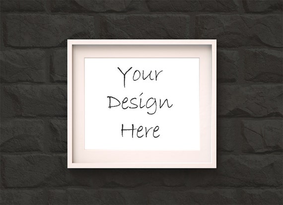 Staged Stock Photography Landscape 10x8 Portrait Frame Product Mockup