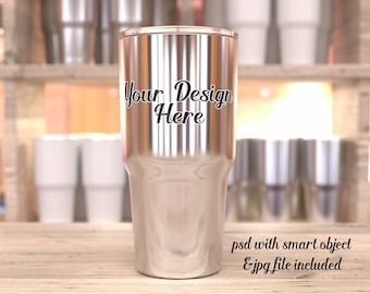 Download Free Steel Tumbler Mockup Tumbler Template 30oz Travel Flask Mockup Decal Mockup Cup Mockup Digital Download Free Templates Free Download Psd Packaging Mockups PSD Mockup Template