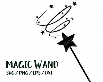 Download Magic Wand Svg Etsy