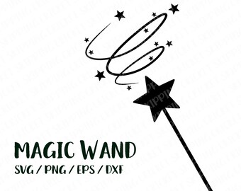 Download Magic wand svg | Etsy