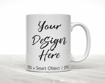 White Mug Template Etsy
