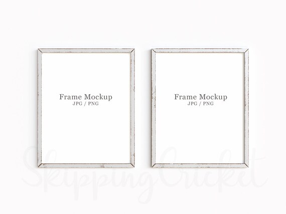 8x 10 Minimalist Frame Mockup Simple Frame Mockup Styled