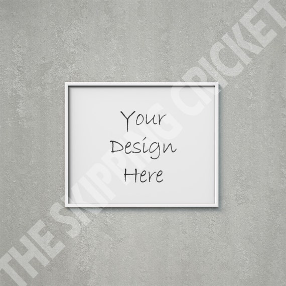 Download Free 8x10 16x20 24x30 Landscape White Frame Mockup Frame ... PSD Mockup Templates