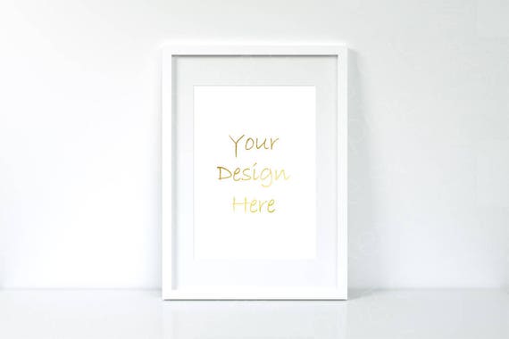 Free A4 White Frame Mockup A4 Empty Frame White Frame Psd Amazing Gold Logo Mockup Psd Free Download