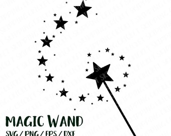 Download Fairy Wand Svg Etsy