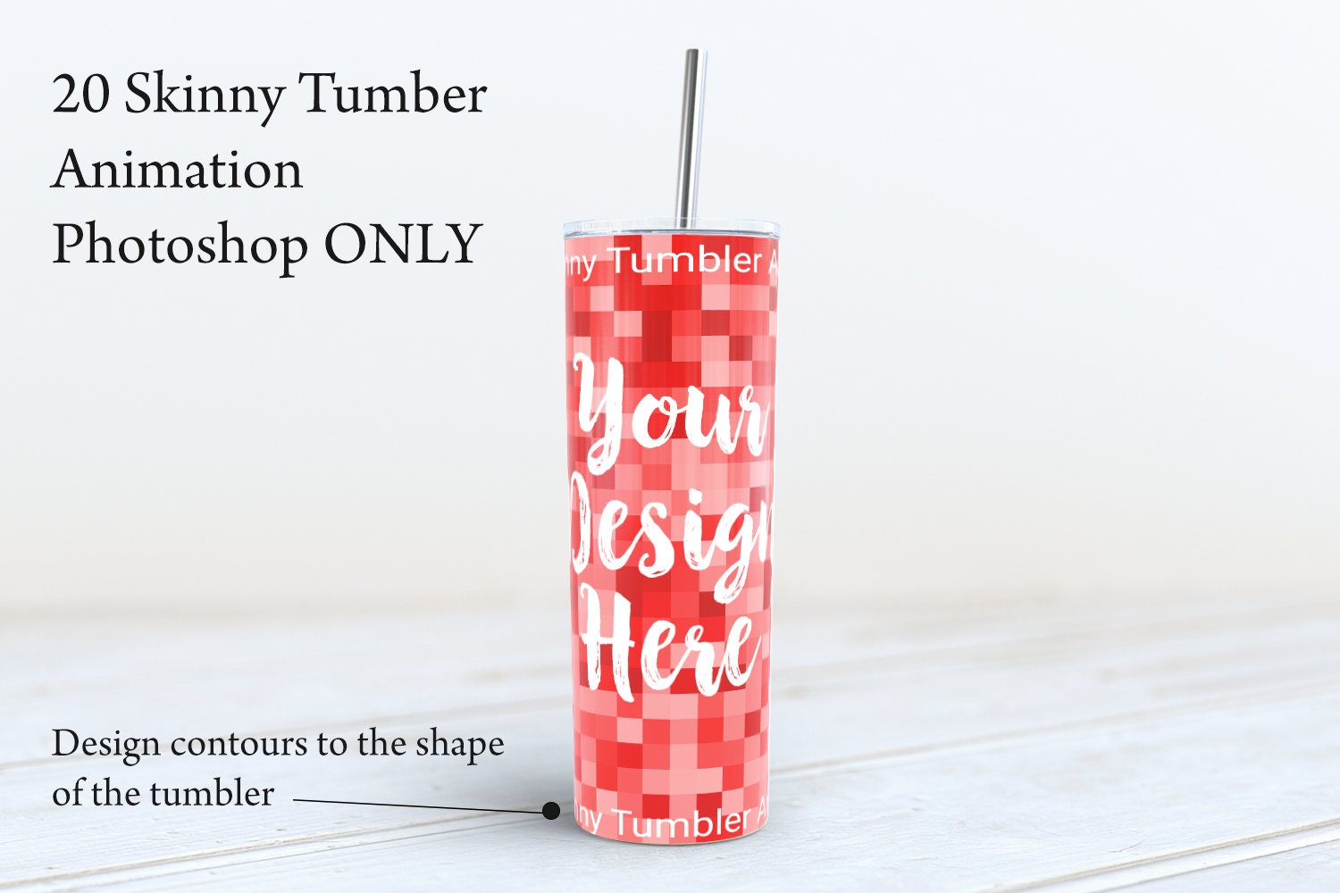 20oz Skinny Tumbler Animation Tumbler Video Mockup Spinning Etsy UK
