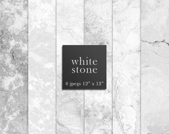White stone digital papers, stone textures, white granite, white marble, stone backgrounds, rock textures, rock papers DIGITAL DOWNLOAD