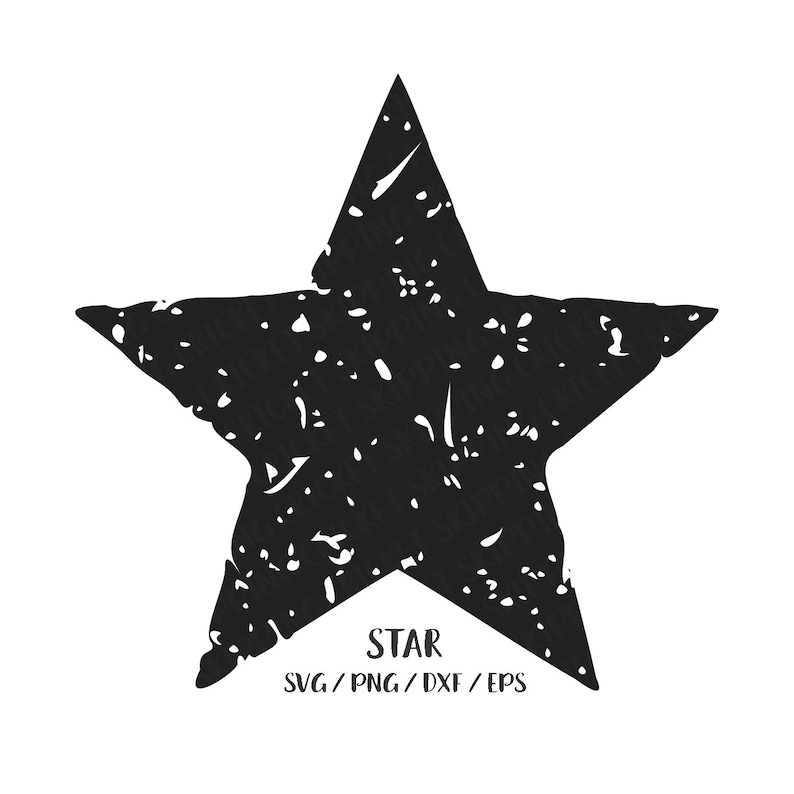 Download Distressed star svg distressed star cut file worn star svg ...