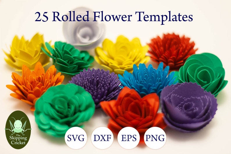 Clip Art Art Collectibles 3d Rolled Flower Svg Paper Flower Cut File For Cricut Silhouette Paper Flower Template Rolled Flower Svg Png Pdf Dxf Eps 3d Flower Svg