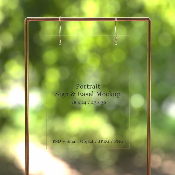 Acrylic wedding sign mockup, copper pipe stand wedding welcome mockup, clear, perspex, seating plan mockup mock up portrait DIGITAL DOWNLOAD