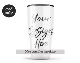 30oz Tumbler Mockup: Custom Color Template (Digital Download)