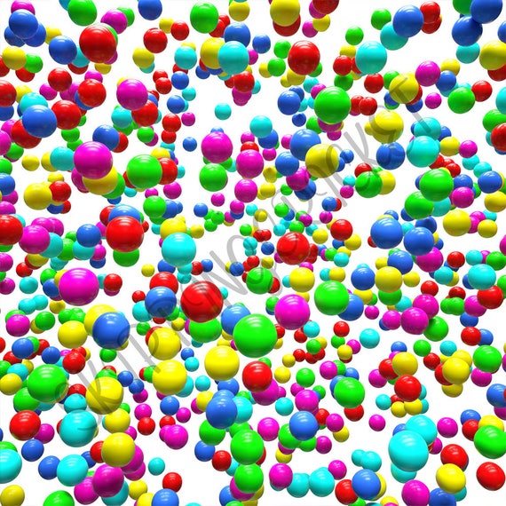 Colorato sfondo digitale palle, carta scrapbook palline colorate, priorità  bassa della sfera fossa, priorità bassa, struttura di palle multicolori del  partito dei bambini -  Italia