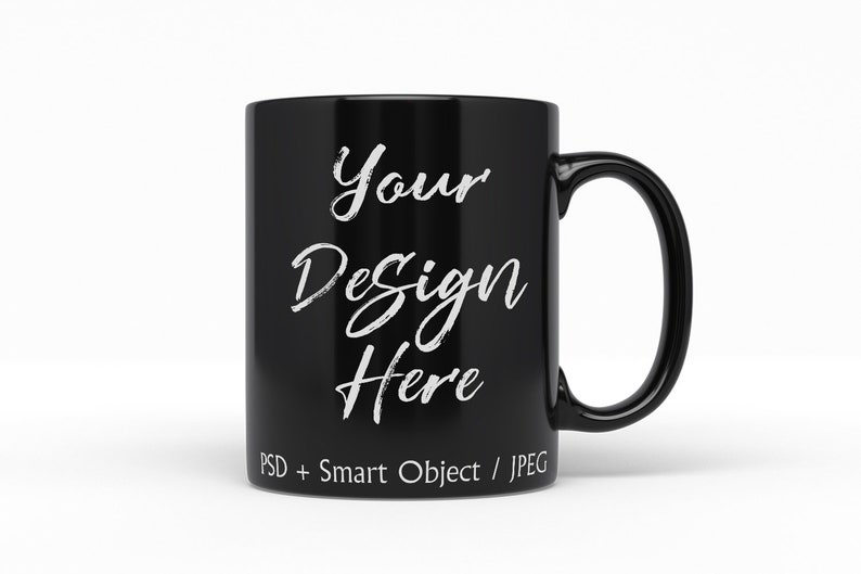 Download Black 11oz coffee mug mockup 15oz blank coffee cup mock up | Etsy