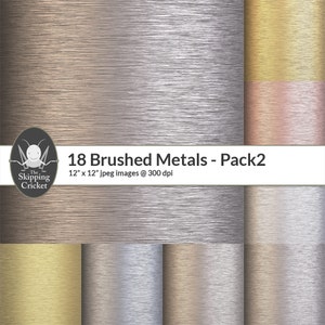 18 brushed metal papers, brushed metal textures, brushed metal backgrounds,copper,titanium,platinum,cobalt,iron,aluminium INSTANT DOWNLOAD