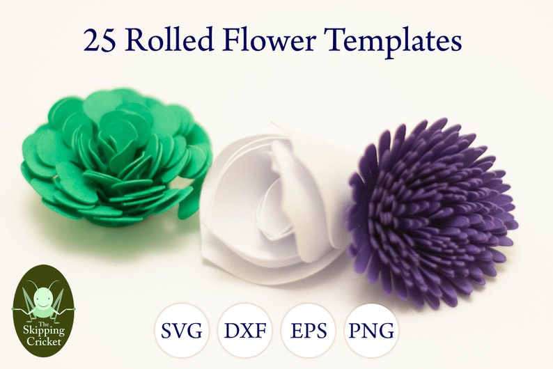 Free Free 189 Template Rolled Flower Svg SVG PNG EPS DXF File